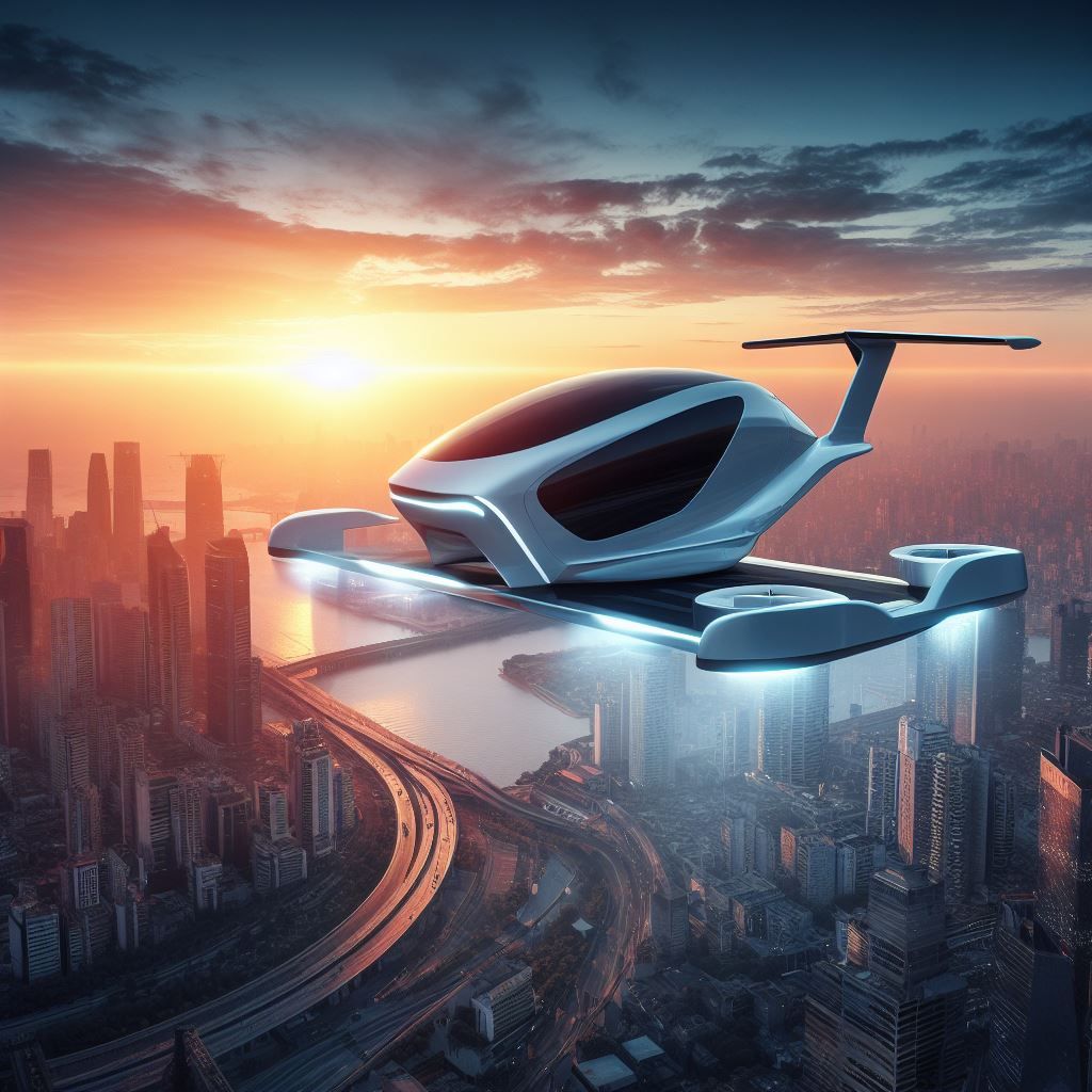 Coche Volador Eléctrico VTOL